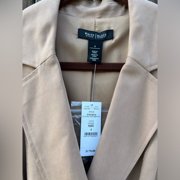 🔥🔥Trench Dress White House Black Market - Picture 7 of 8